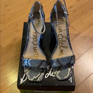 Sam Edelman snakeskin Sandal size 11 NIB